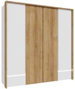 Skriňa Whiteheaven 205 cm LNBS3411B-M216 s osvetlením