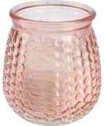 Repelentná sviečka Citronella, ružová, 160 g, 10 x 10 cm
