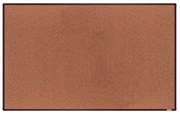 Korková nástenka boardOK v hliníkovom ráme, 2000 x 1200 mm, hnedý rám