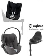 Set 3v1 autosedačka Cloud T PLUS i-size Cybex + isofixová základna do auta Base T + SIRONA T PLUS i-size 2024 - sephia black