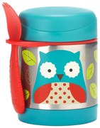 Skip Hop - Termoska na jedlo s lyžičkou/vidličkou ZOO 325 ml sova