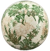 Záhradná keramická dekoračná guľa Kylie, 11,5x12 cm, viacfarebná