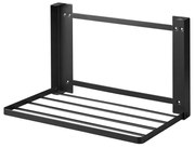 Matne čierna nástenná oceľová kúpeľňová polička Tower – YAMAZAKI