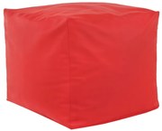 Taburetka Červená ekokoža