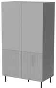 Šatníková skriňa Asensio, sivá