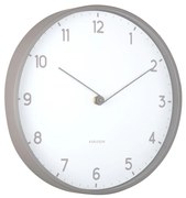 Nástenné hodiny Sencillez Karlsson KA6057GY, 30cm