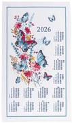 Textilný kalendár Motýle 2026