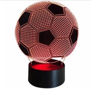 Zaparkorun Nočná 3D LED lampa - futbalová lopta
