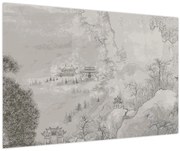 Obraz - Čínska krajina (90x60 cm)