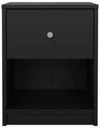 Čierny nočný stolík May – Tvilum