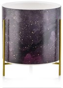 Keramický kvetináč Neva IV 14,5 cm tmavo fialový