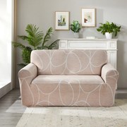 4Home Napínací poťah na kreslo Abstract béžová, 90-140 cm + obliečka na vankúšik zadarmo, 90-140 cm