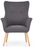 Kreslo Cotto tmavosivý