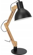 Stolná lampa 1xE27/40W/230V čierna