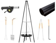 Závesný záhradný gril 3v1 Kaminer