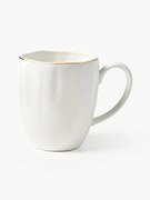Porcelánové hrnčeky's embosovaným vzorom Sali, 2 ks
