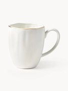 Šálky's reliéfom z porcelánu Sali, 2 ks