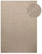 Béžový ručne tkaný vlnený koberec 80x150 cm Eleni Light Beige – Hanse Home