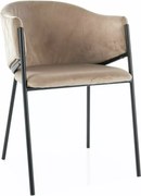 SI Stolička Bono Velvet béžová