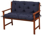 Tmavomodré záhradné sedáky v súprave 2 ks - na lavicu 50x100 cm Selby – Sun Garden