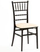 CHIAVARI PLASTIC BLACK PLASTOVÁ SVADOBNÁ STOLIČKA black