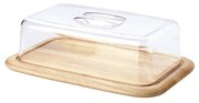 Continenta C3072 - Kuchynská doska na krájanie s vekom 38,5x25,5 cm gumovník