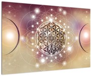 Obraz - Mandala s elementmi (90x60 cm)