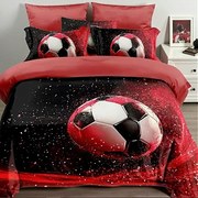 Obliečky Futbal 2 Bavlna 3-dielna súprava