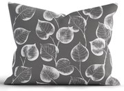 Bavlnená obliečka na vankúš Renforcé 70 x 90 cm - Eliot tmavo sivý