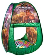 Aga4Kids Detský hrací stan s loptičkami Dinosaury
