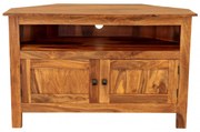 TV stolík rohový Rami 110x70x50 indický masív palisander Super natural