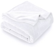 BedTex Deka mikroplyš Biela, 150 x 200 cm