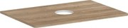 Hansgrohe Xelu Q doska pod umývadlo 78x1,6x55 cm prírodný dub 54113230