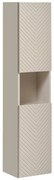 Vysoká závěsná koupelnová skříňka Viva Cashmere 80-03-2D kašmírová