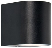 Zuma Line SJ20210-1W-Vonkajšie nást. svietidlo HARMONIA 1xGU10/35W/230V IP44 čierna