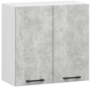 Horná kuchynská skrinka OLIWIA W60 H580 biela / betón