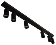 Bodové svietidlo FARGO 6xGU10/30W/230V čierna