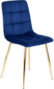 PROXIMA.store - Čalúnená jedálenska stolička YORK FARBA: modrá