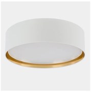 Stropné svietidlo BILBAO 4xE27/15W/230V pr. 60 cm biela/zlatá