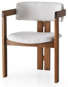 Jedálenská stolička CO Cream and Walnut