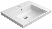 GSI GSI, NORM keramické umývadlo 60x18x50 cm, biela ExtraGlaze, 8635111