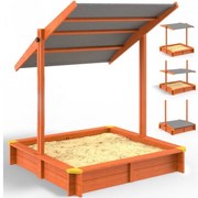 InternetovaZahrada Pieskovisko Max so strieškou - 140x140 cm