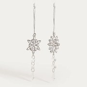 Závesná vianočná dekorácia DIAMOS snehová vločka 751547 (2ks)