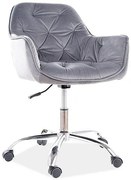 Kancelárske kreslo Nefri, sivá