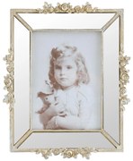 Fotorámik s ružičkami a zrkadlami - 21 * 3 * 26 cm / 13 * 18 cm