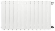 Terma Bergamo 590x960 vodný radiátor White Matt LP