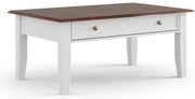 PROXIMA.store - Rustikálny konferenčný stôl - BELLUNO ELEGANTE FARBA: biela - orech