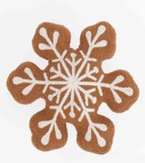 Vianočný vankúš - Perníček snehová vločka