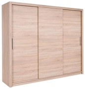 Šatníková skriňa s posuvnými dverami Mykarezo 2 A (dub sonoma). Akcia -20%. Vlastná spoľahlivá doprava až k Vám domov. 1123933