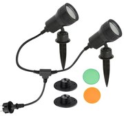 Briloner 3077-025 - LED Vonkajšia lampa TERRA 2xGU10/3W/230V IP44